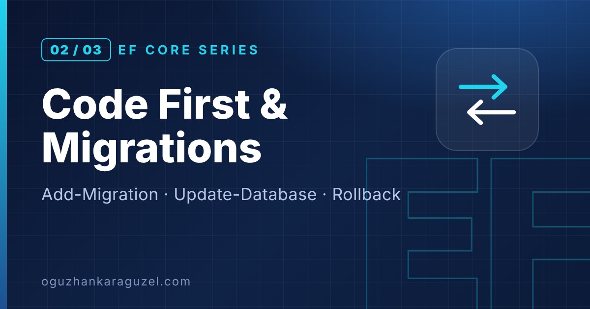 EF Core Code First: Migration Ekleme ve Geri Alma Rehberi